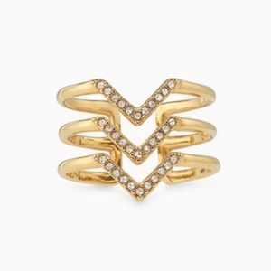 Stella and Dot Chevron ring